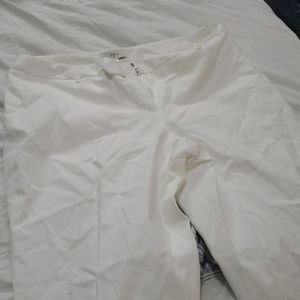 White dress pants